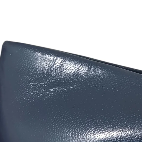 SOLD Franco Sarto Racer Pump Navy Block Heel - Picture 14 of 16